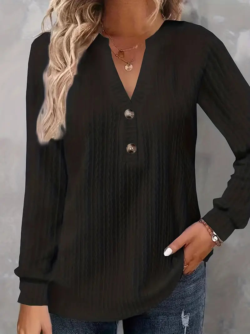 Kinsley | Long Sleeve V-Neck Sweater