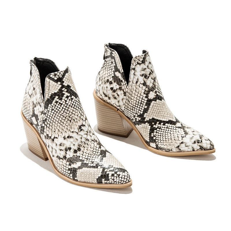 Odessa - Multi-Print Ankle Boots