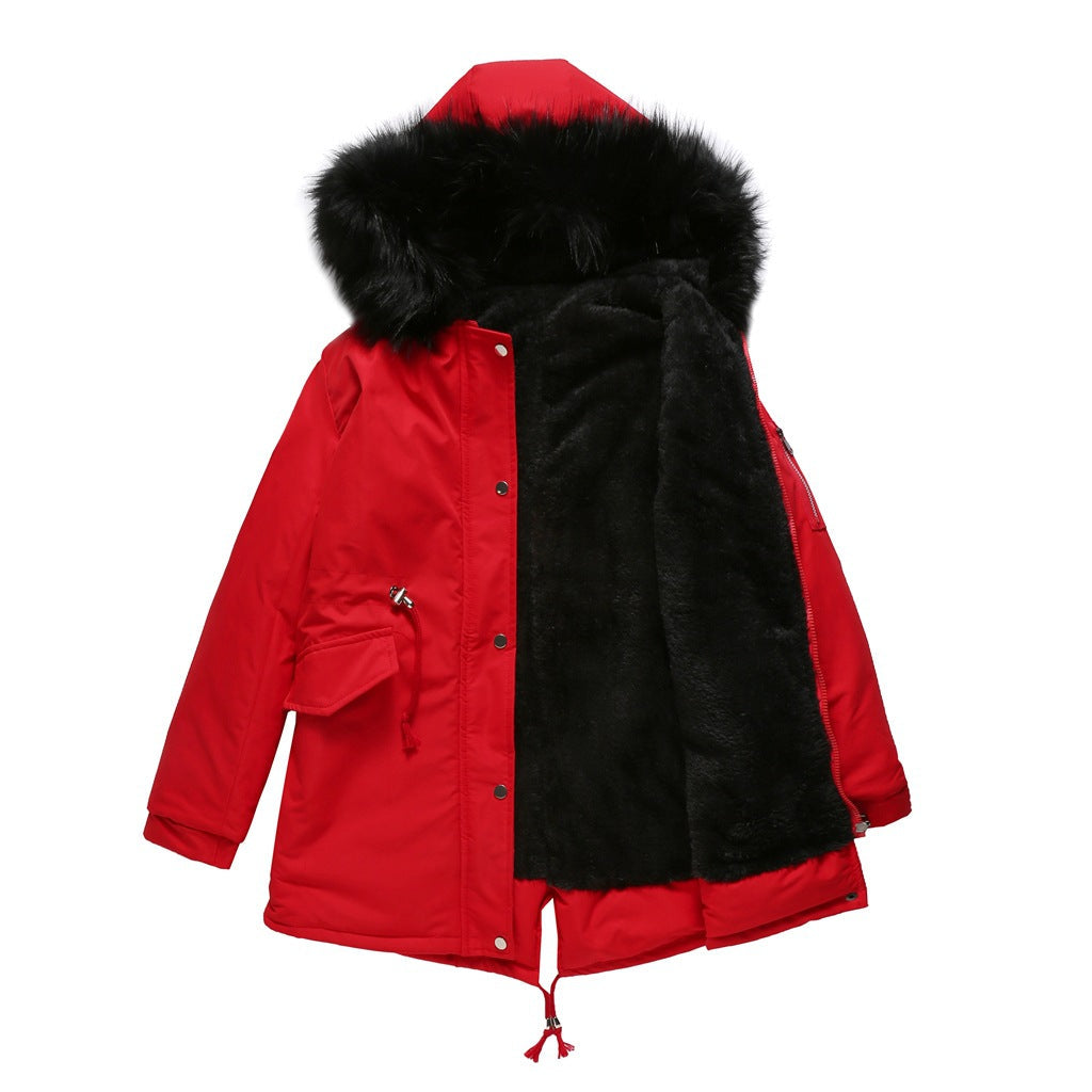 PETA - Faux Fur Hooded Parka Jacket