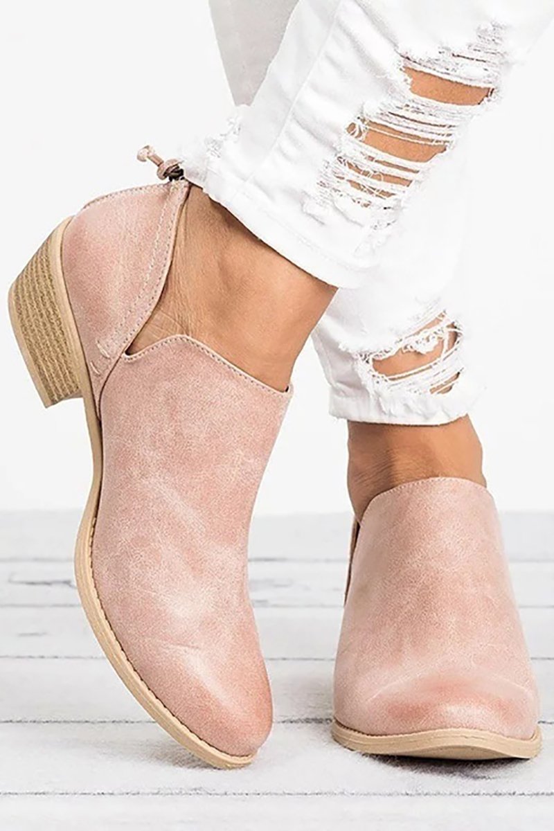 Azalea | Western Cut Out Ankle Boots