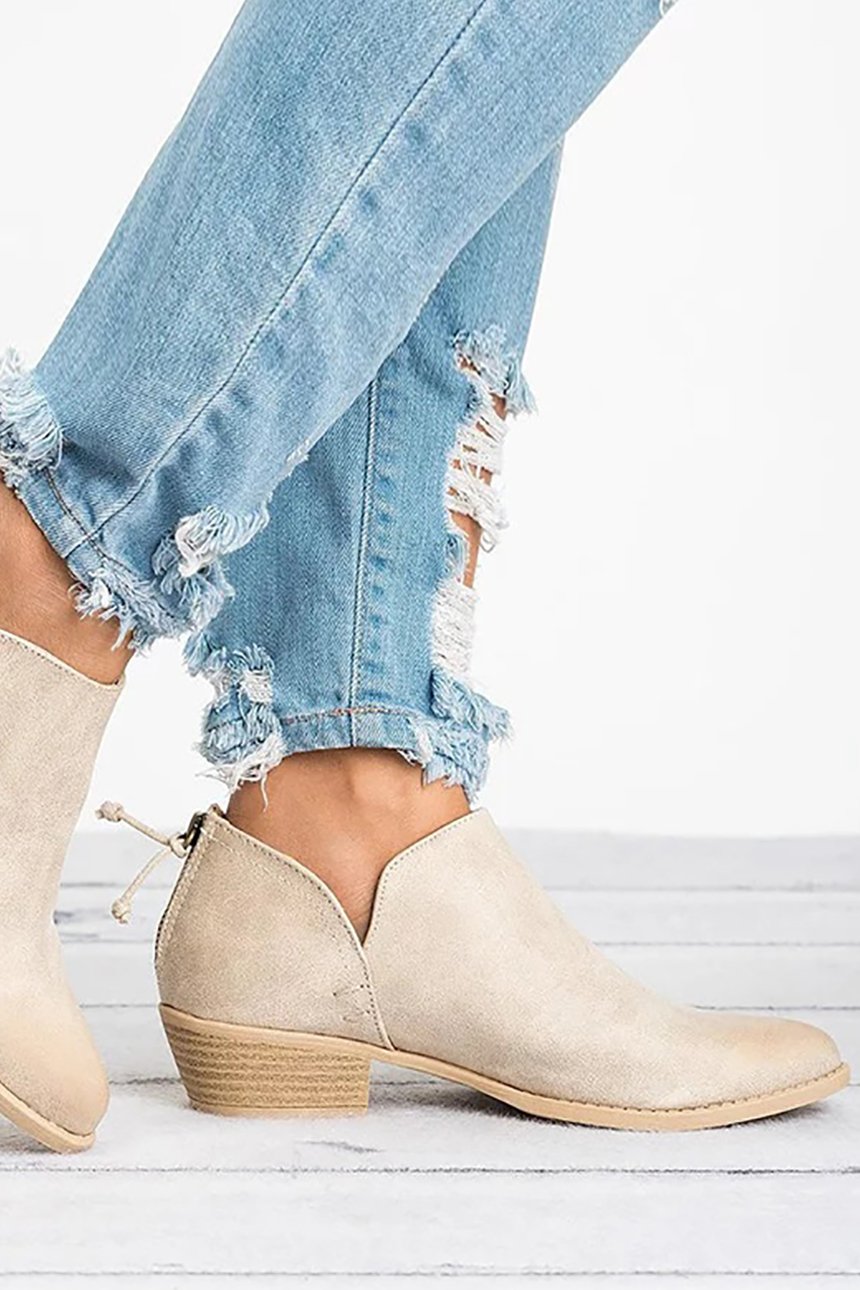 Azalea | Western Cut Out Ankle Boots