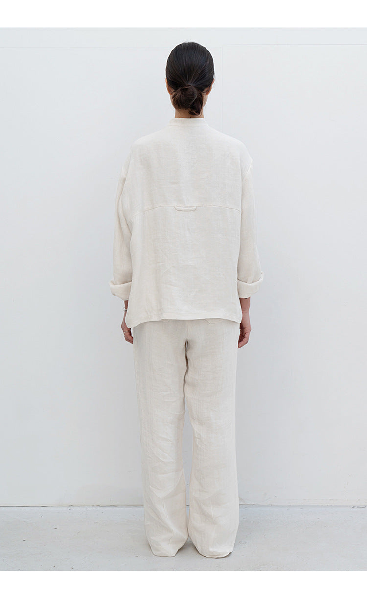 SAND - Linen Oversized Shirt