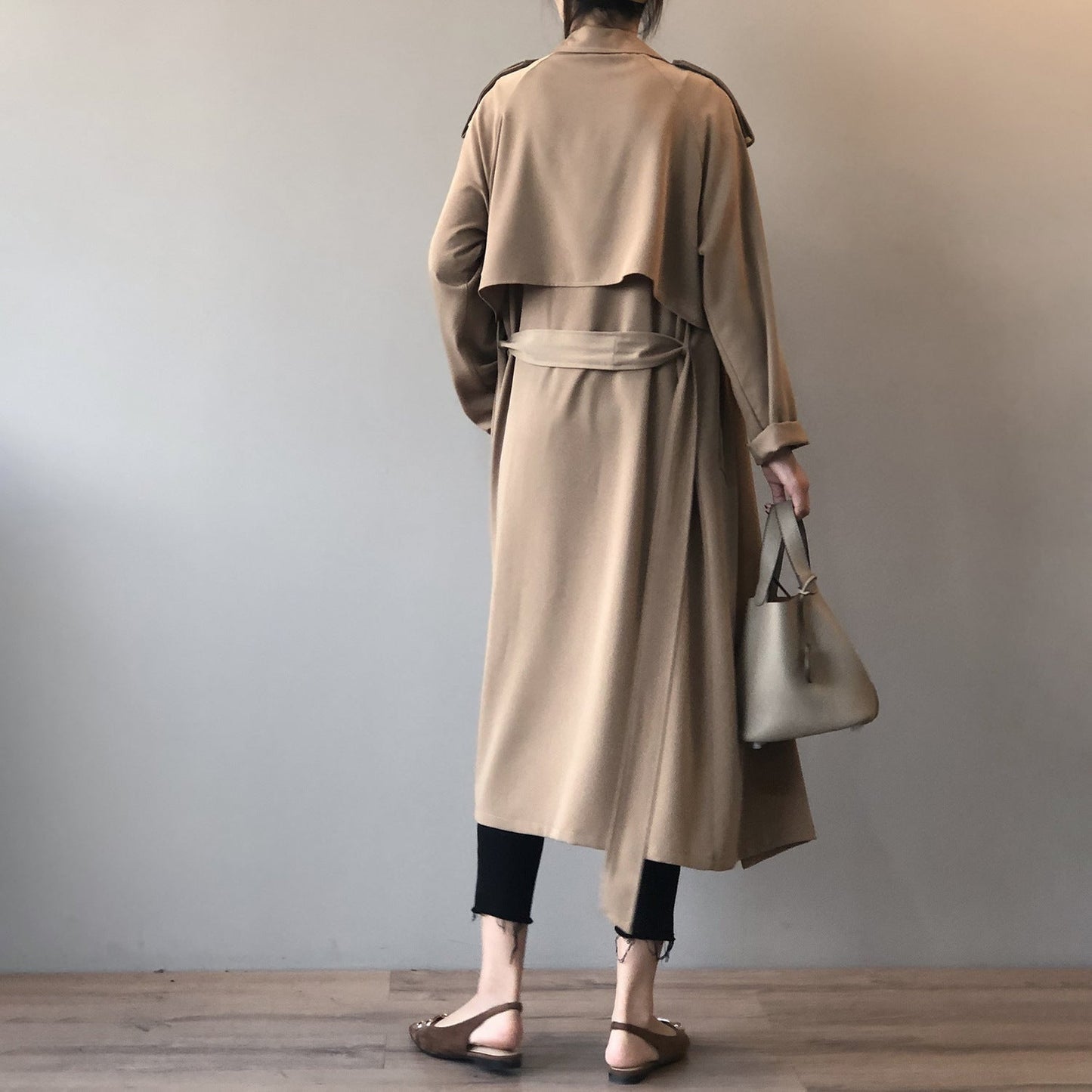 NGARRA - Retro Baggy Trench Coat