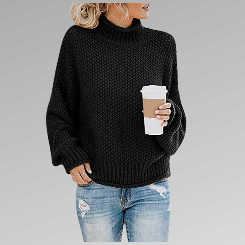 Stace | High Neck Knitted Sweater