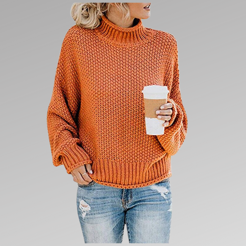 Stace | High Neck Knitted Sweater