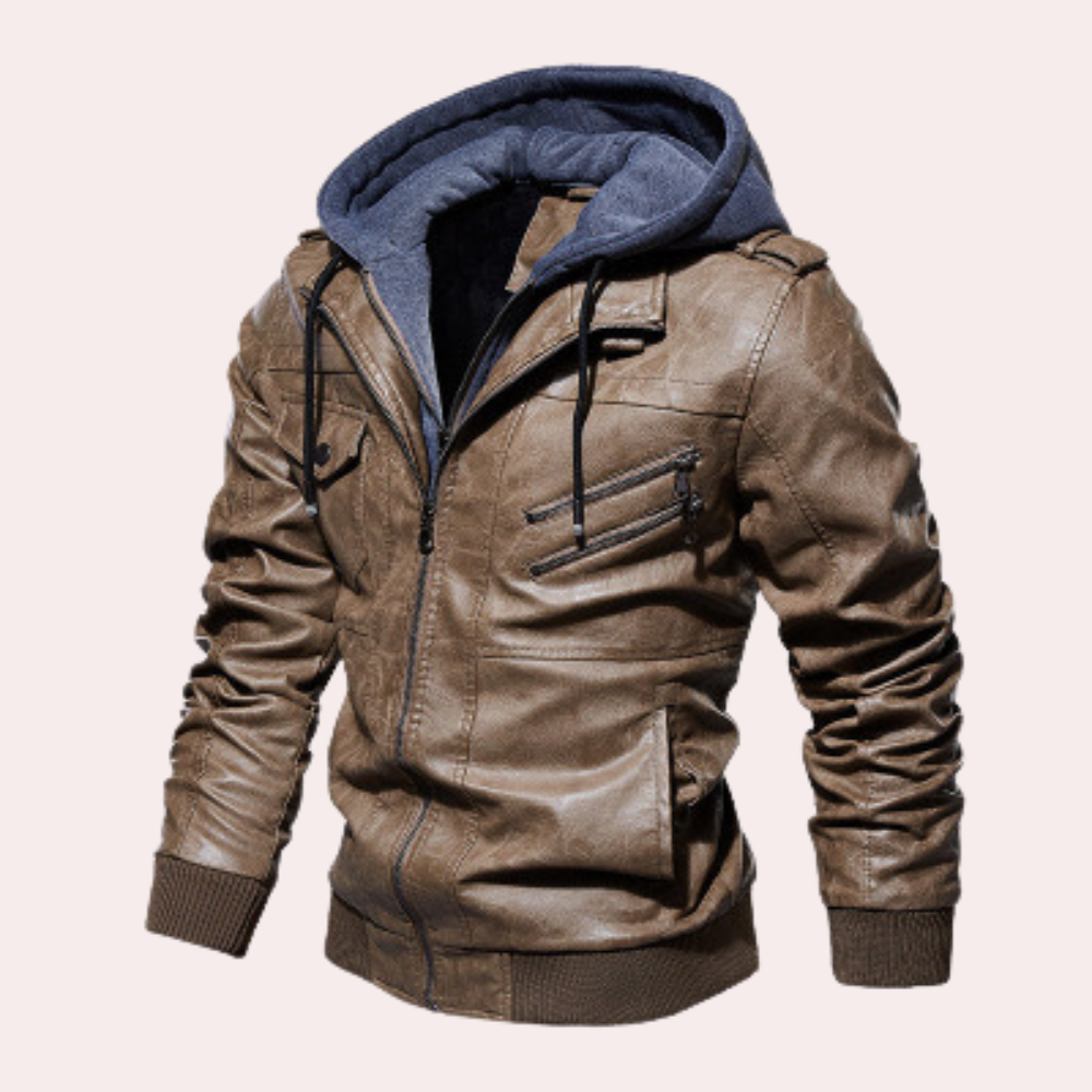 Aslak - Stylish men's hooded jacket