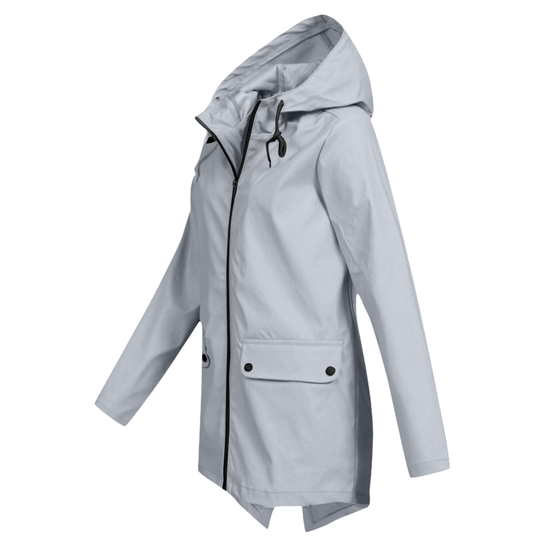 Francine | Long hooded raincoat