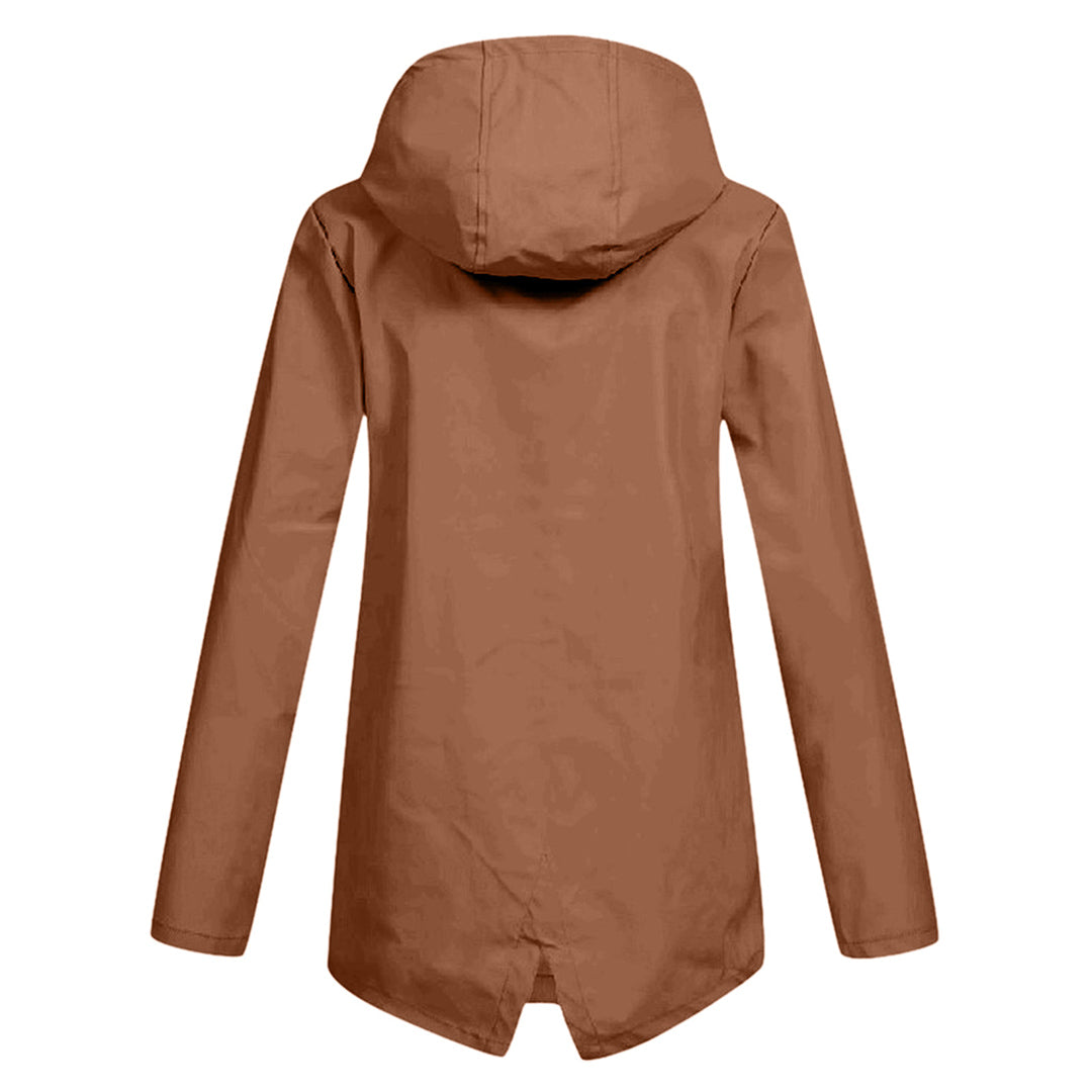 Francine | Long hooded raincoat