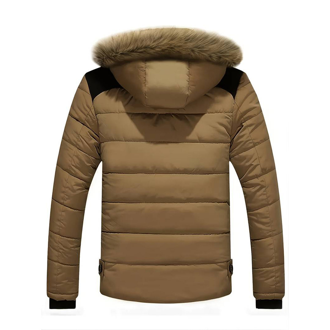 Solomon | Men's parka with detachable hood