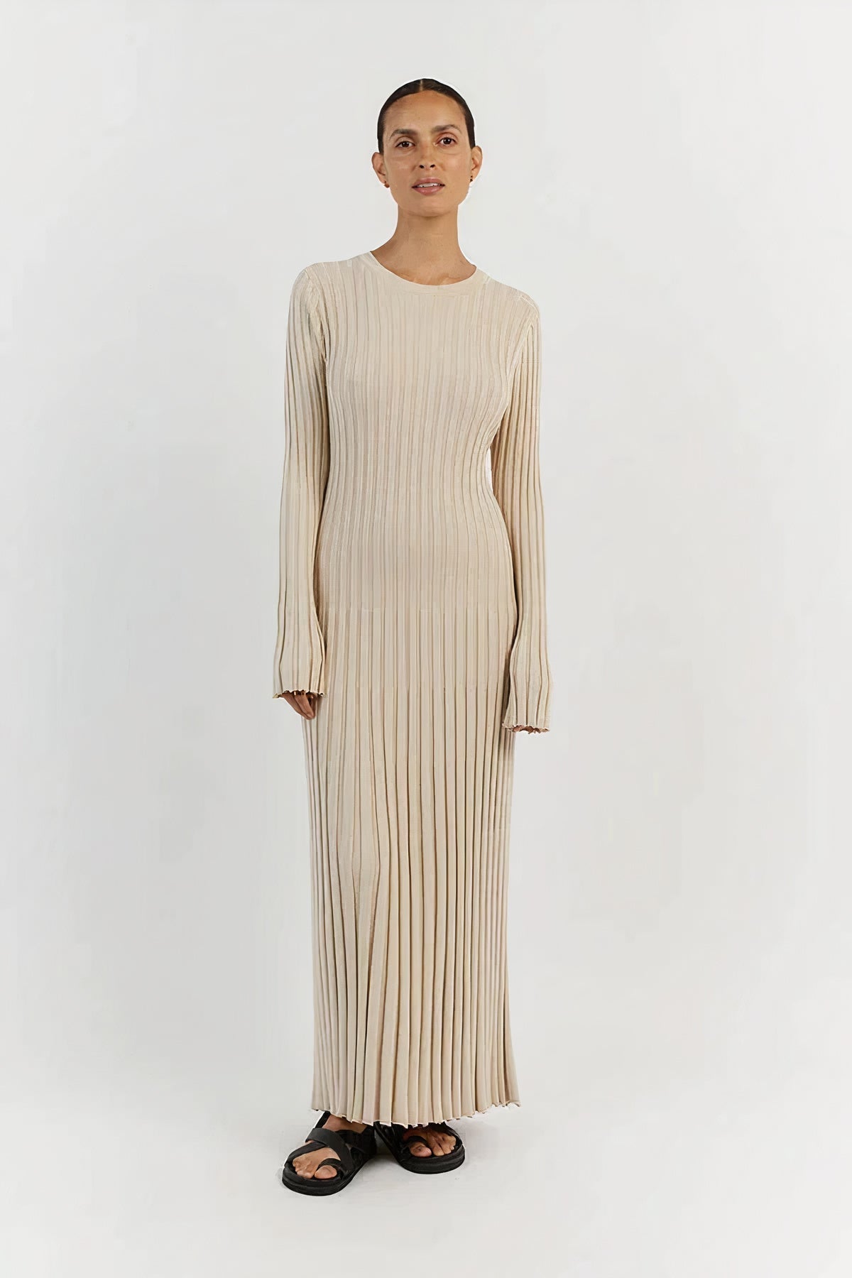 Alena | Ribbed Knit Dress