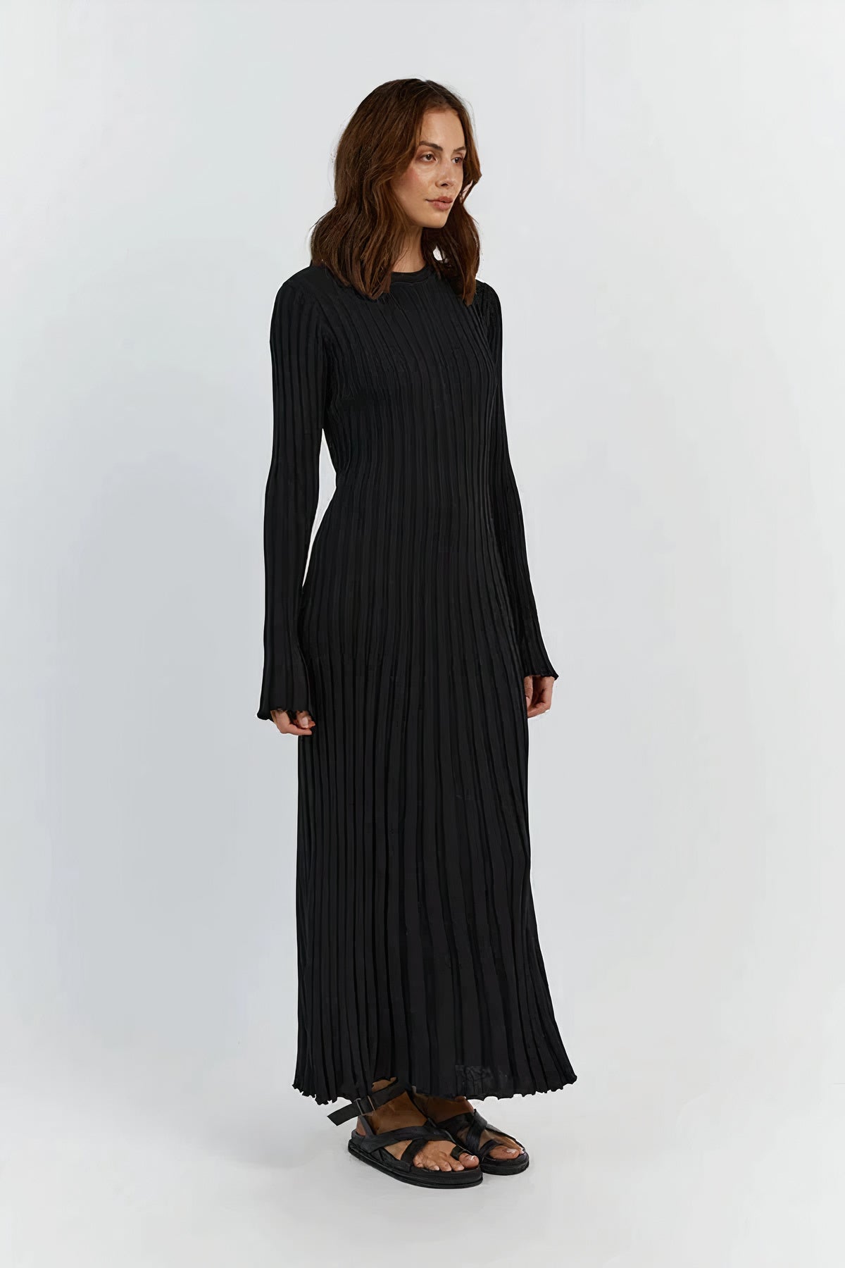 Alena | Ribbed Knit Dress