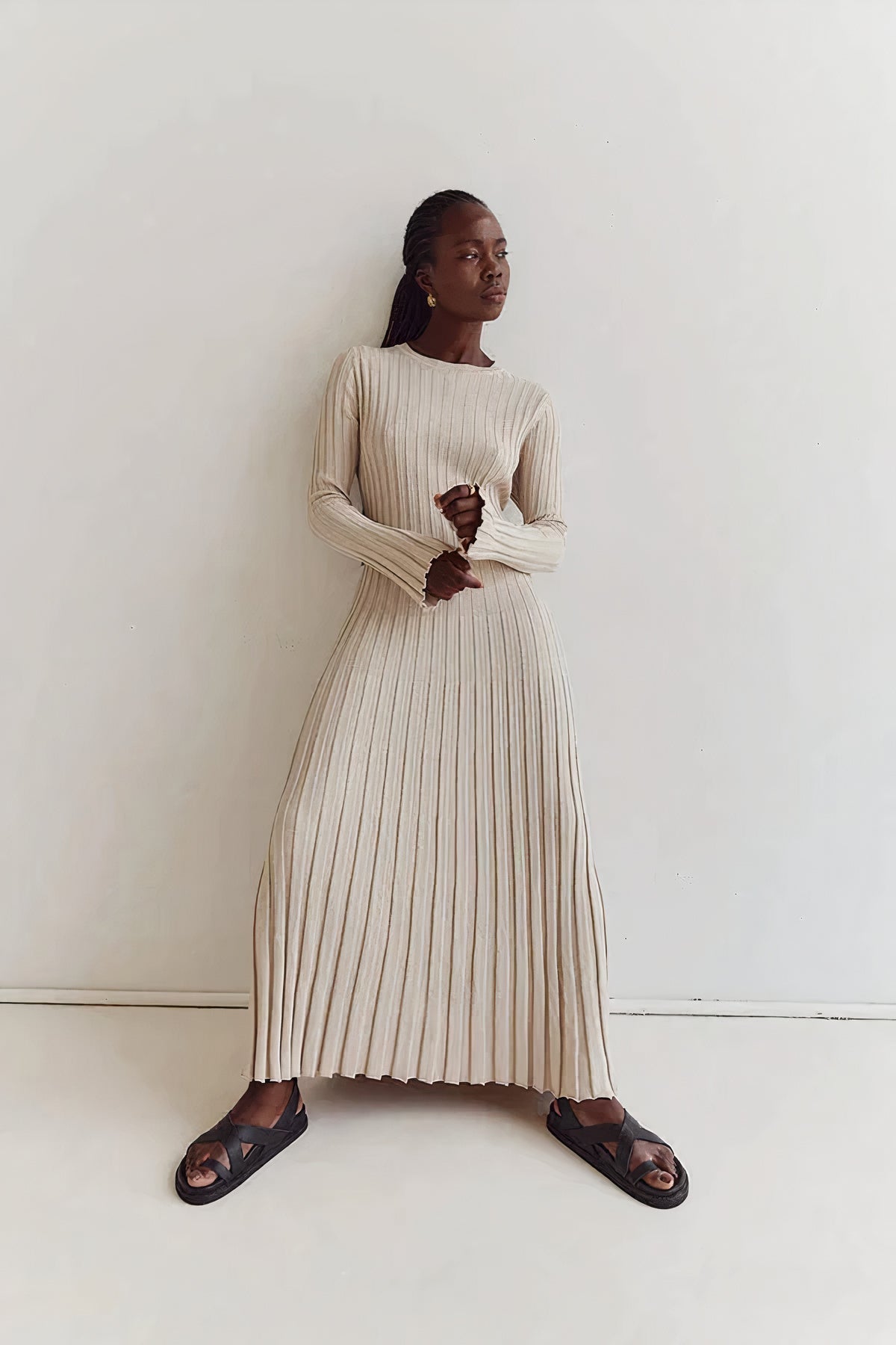 Alena | Ribbed Knit Dress