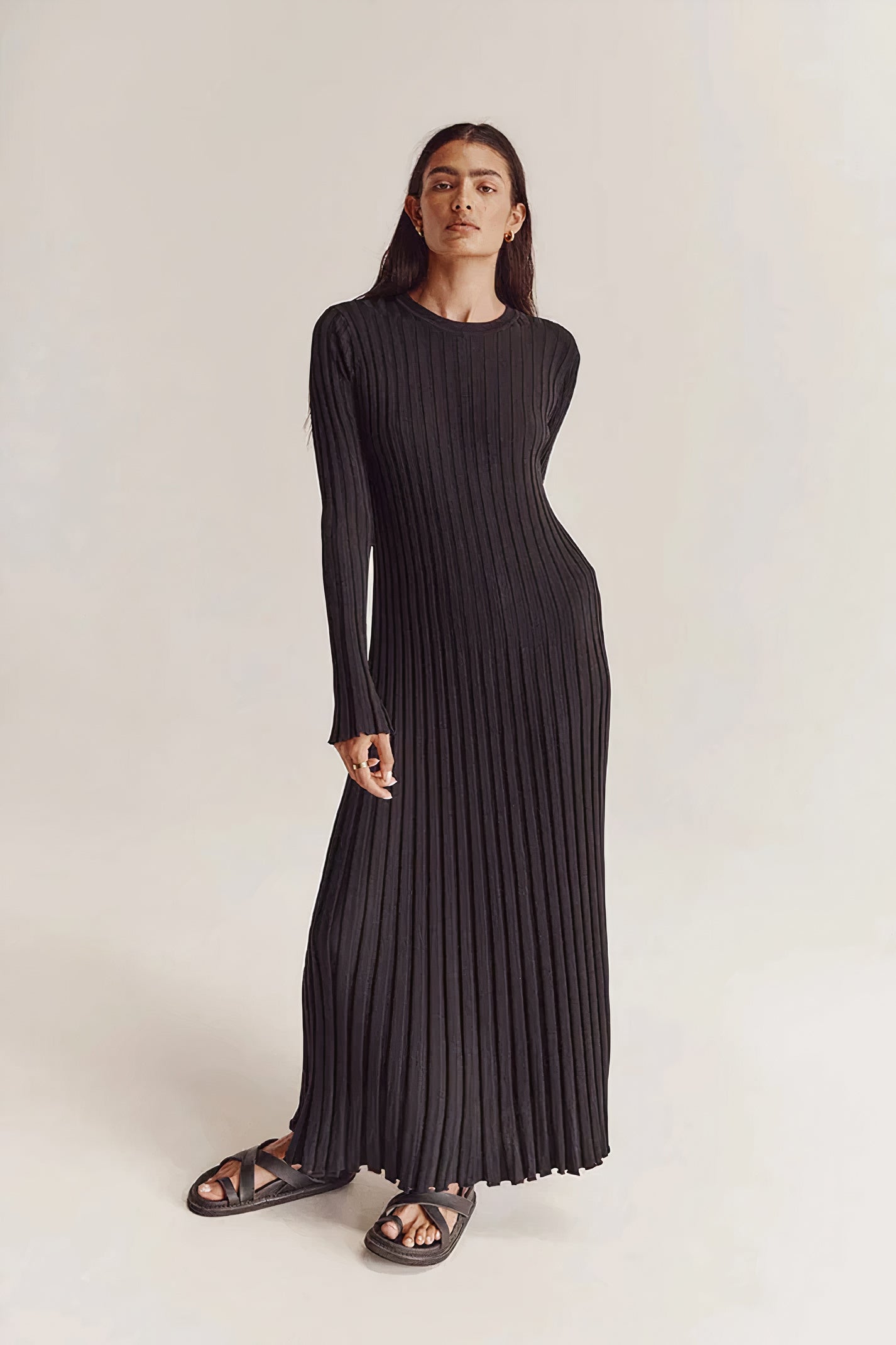 Alena | Ribbed Knit Dress