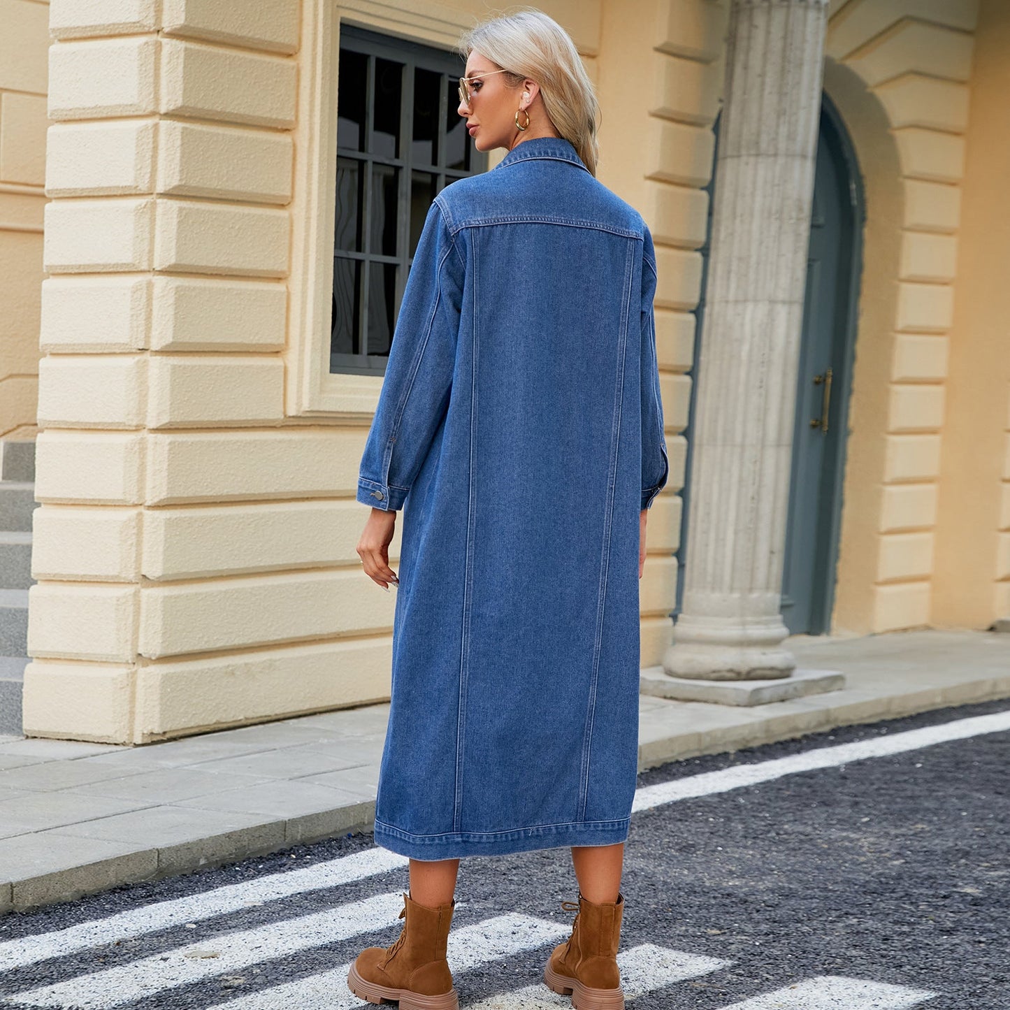 SERIL - Denim Duster Jacket