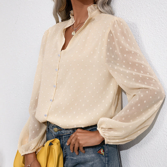 ORIEL - Polka Dot Blouse