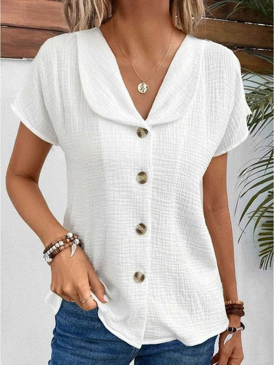 Lisa - Womens Button Top