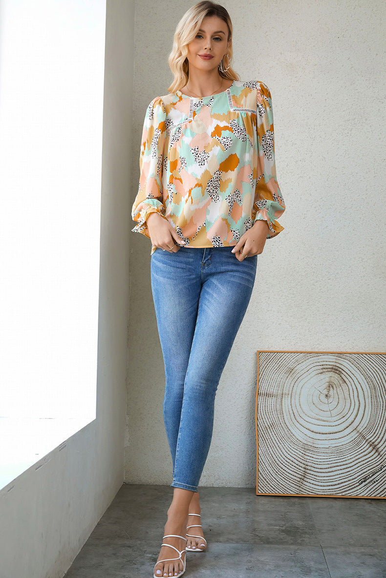 HALLE - Abstract Printed Shirt