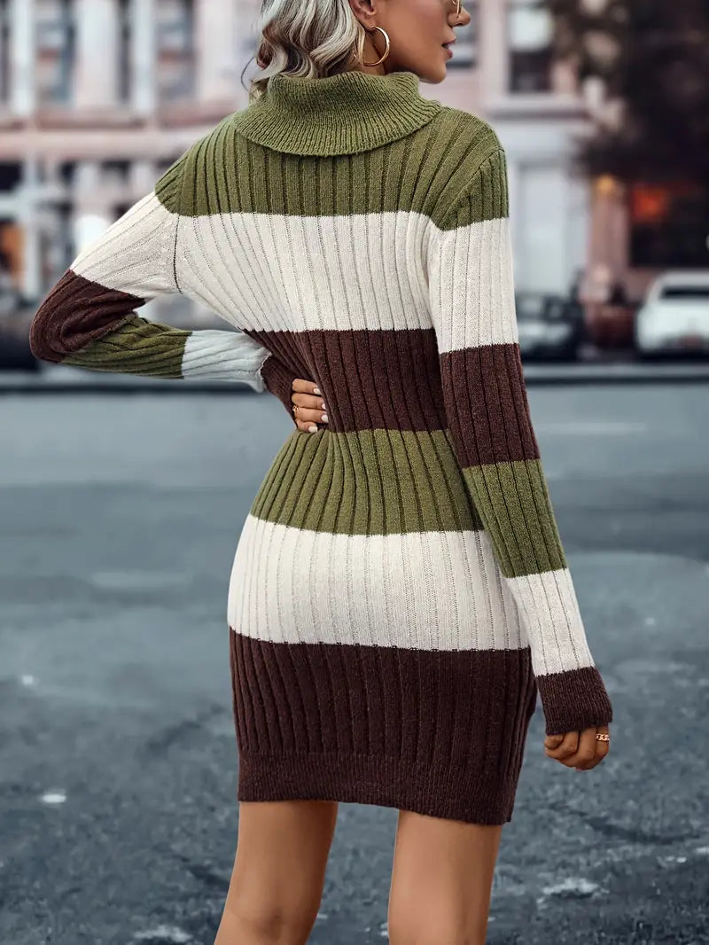 Sydney |  Stripped Winter Dress