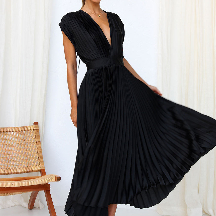 AYANIA - Pleated Summer Dress