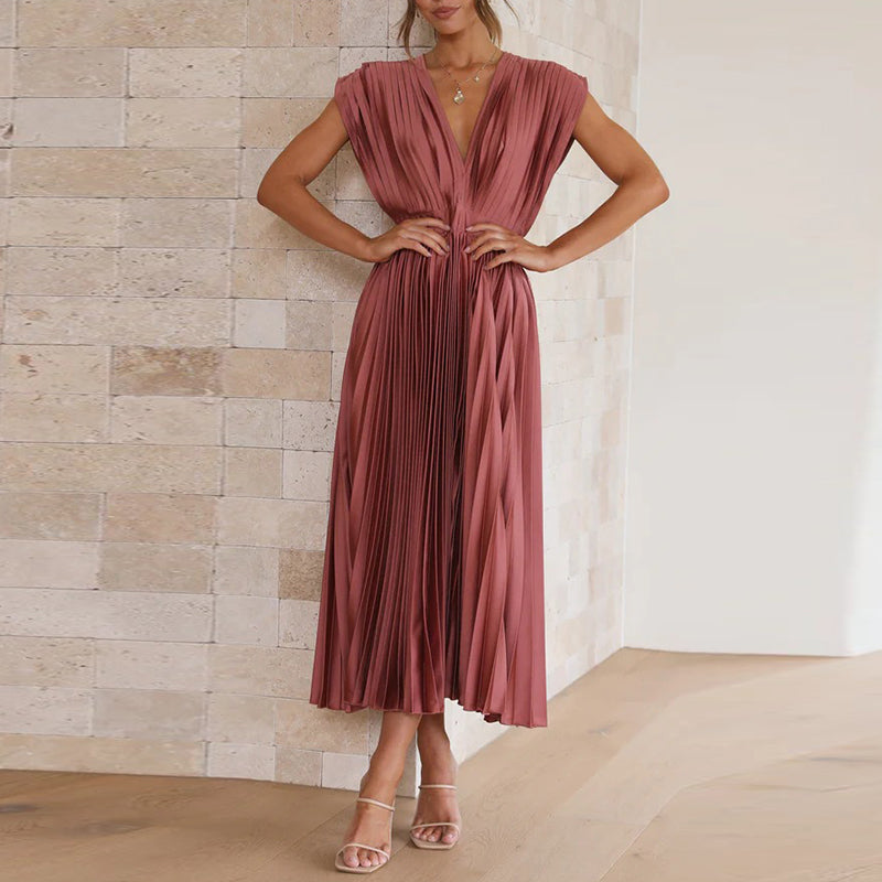 AYANIA - Pleated Summer Dress