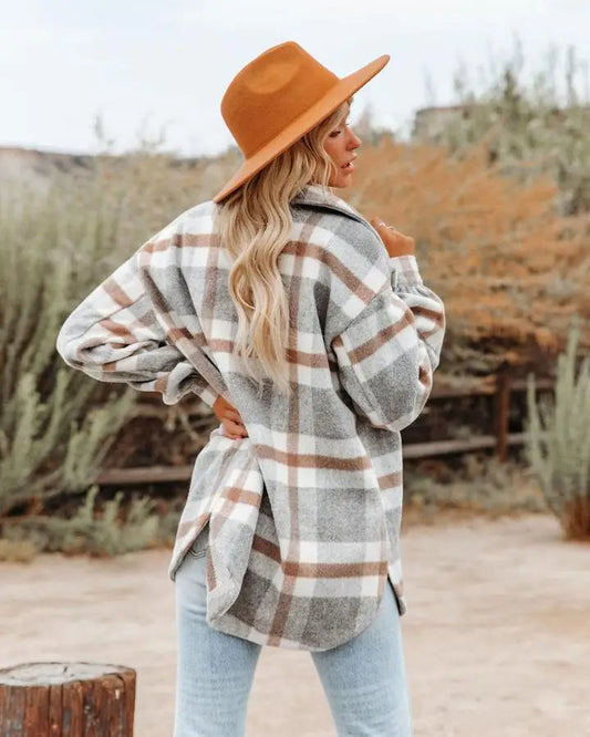 AKOSIA - Rustic Plaid Overshirt