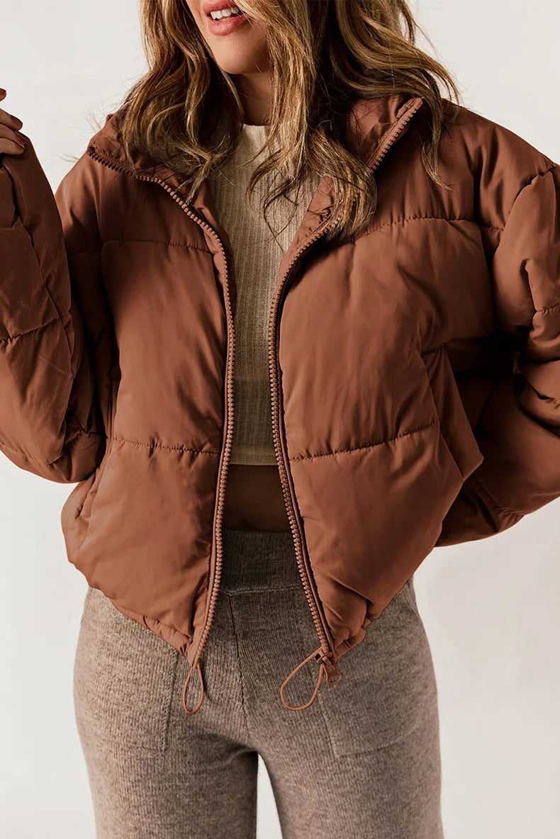 VESTA - Puffer Jacket with Cinched Waist