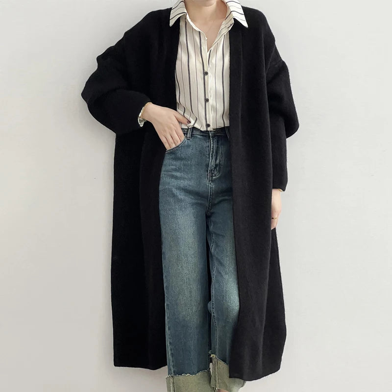 REDMI - Elegance Solid Longline Cardie