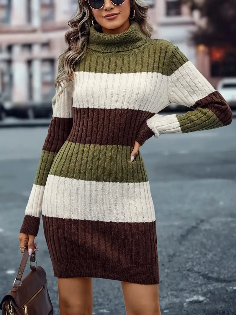 Sydney |  Stripped Winter Dress