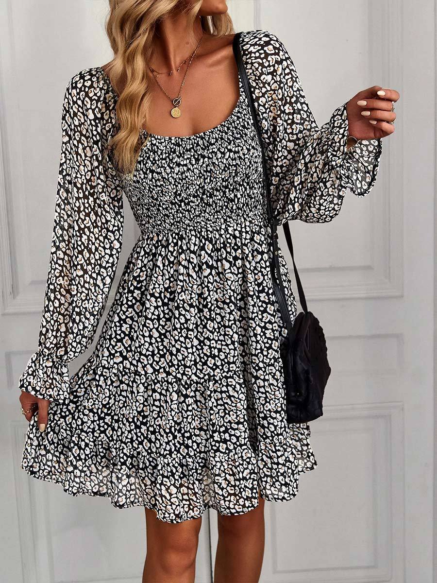 Women's Boho Printed Dress