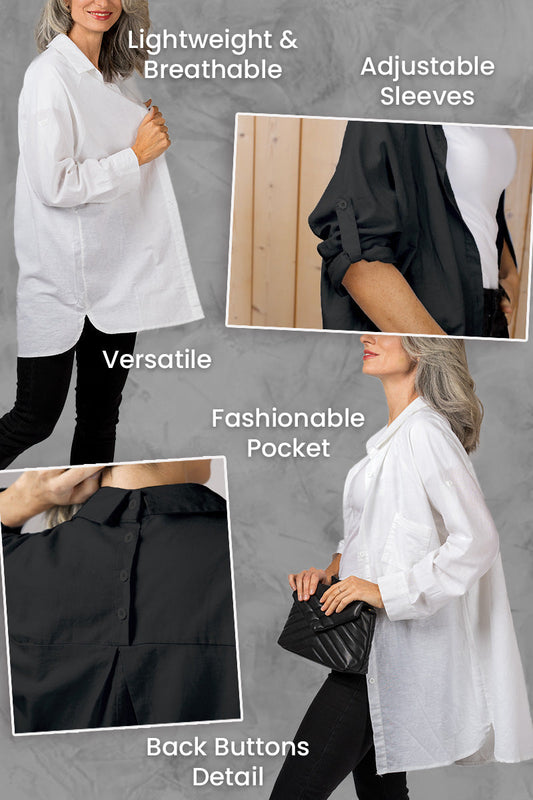 Vanessa | Oversized Linen Shirt