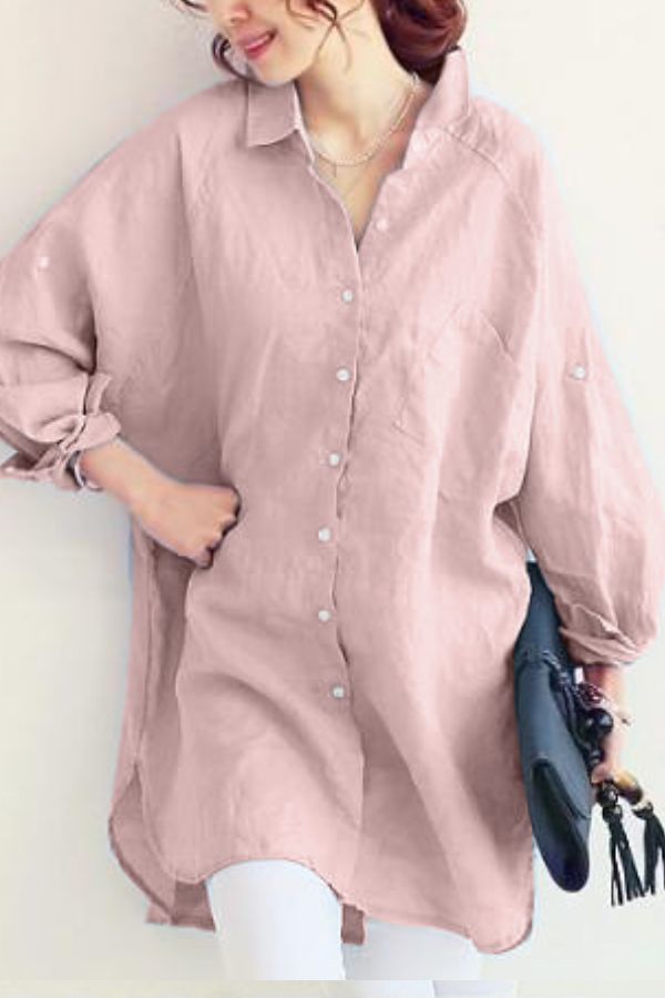 Vanessa | Oversized Linen Shirt