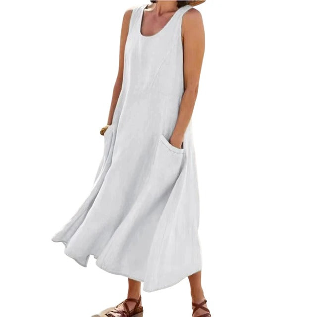 Mirabelle l Oversized Tank Shirt Dress