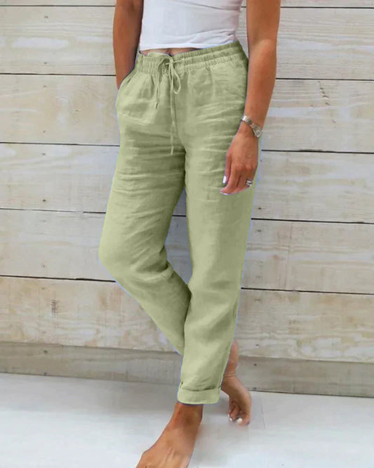 Stacy - Stylish Linen Pants For Women