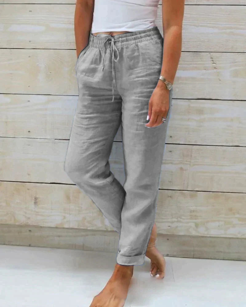 Stacy - Stylish Linen Pants For Women