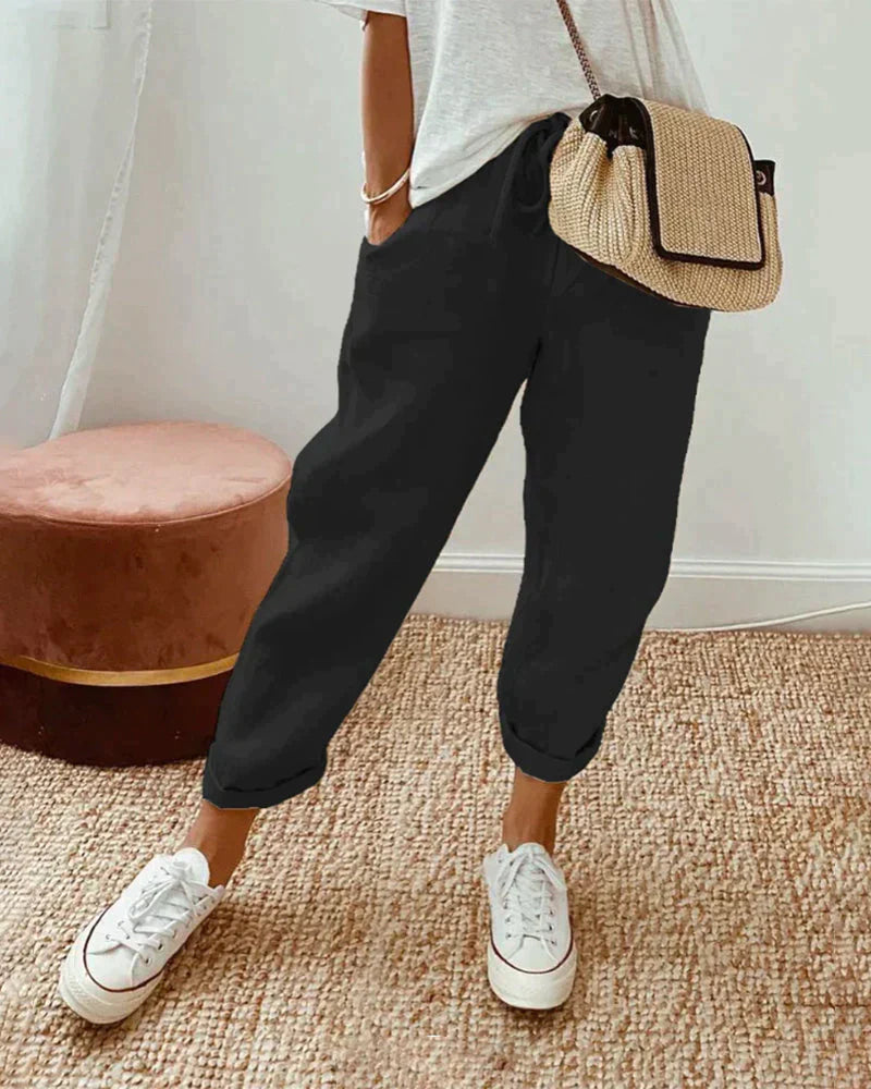 Eva - Casual And Stylish Linen Pants