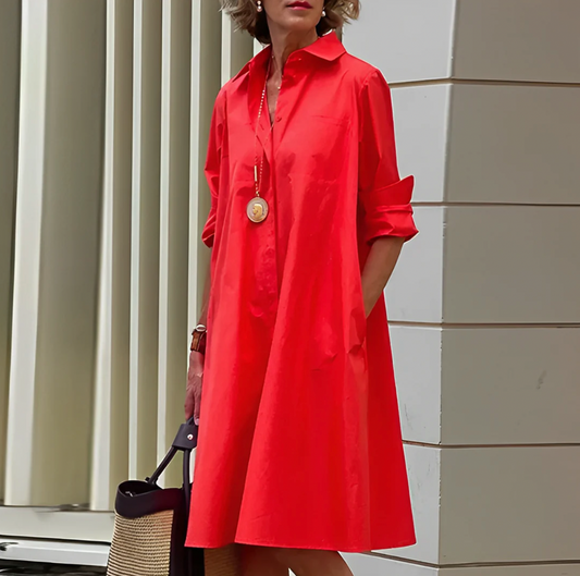 Gina - Super Stylish Polo Dress For Spring