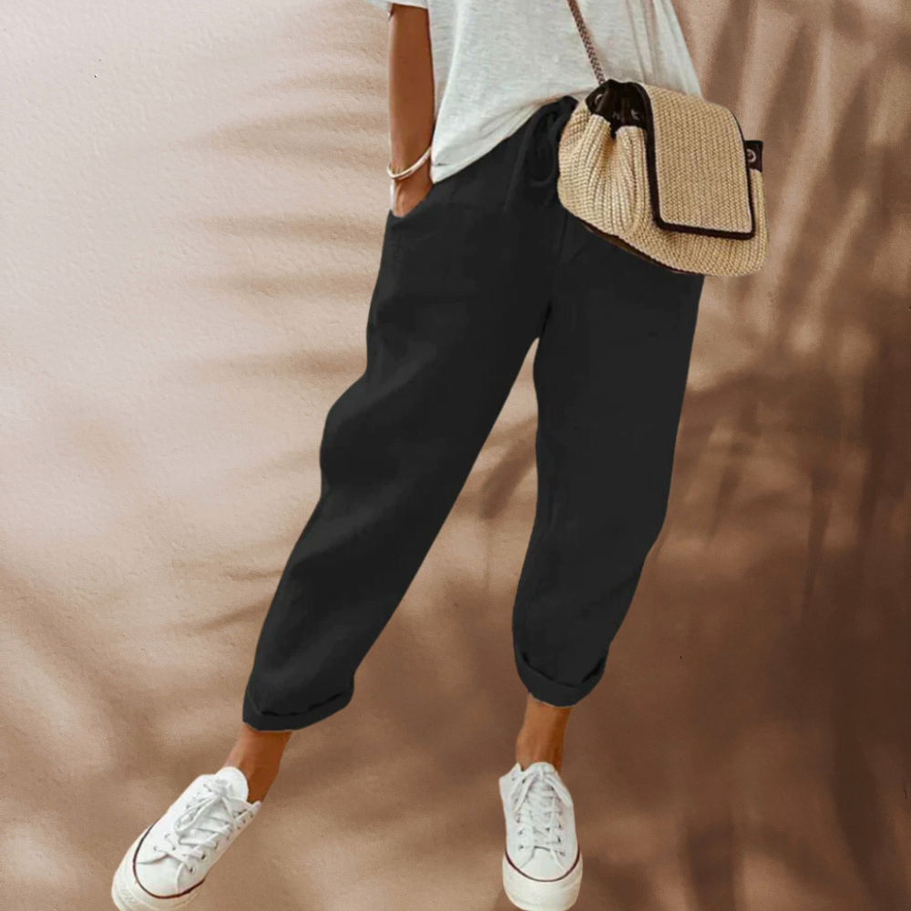 Bibi - Casual And Stylish Linen Pants