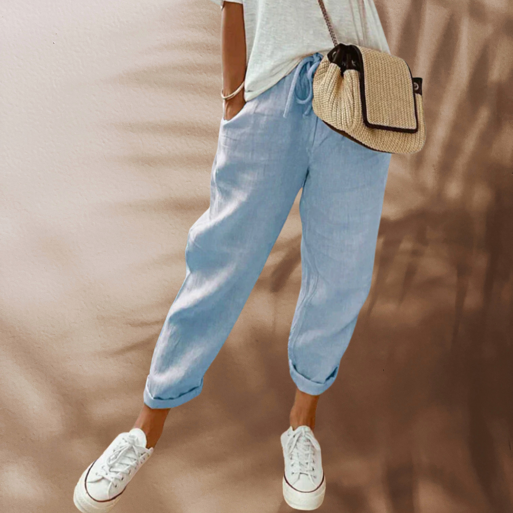 Bibi - Casual And Stylish Linen Pants