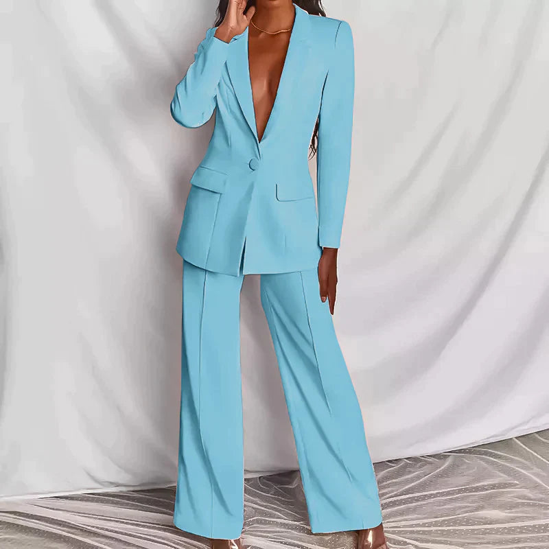 Jesika - Stylish Set Consisting Of An Elegant Blazer And Elegant Trousers